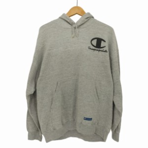 Champion(チャンピオン) USA製 ロゴプリント プルオーバー パーカー メンズ  O【中古】【ブランド古着バズストア】