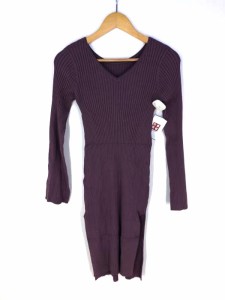 moussy(マウジー) FLARE SLEEVE LONG KNIT レディース  1【中古】【ブランド古着バズストア】