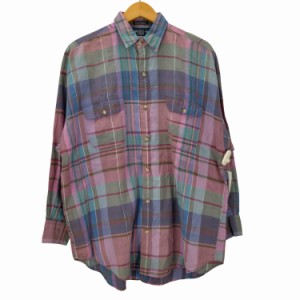 RALPH LAUREN(ラルフローレン) L/S フラップポケット チェック柄シャツ メンズ  12【中古】【ブランド古着バズストア】