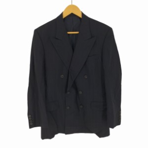 AQUASCUTUM(アクアスキュータム) ストライプダブルブレストテーラードジャケット メンズ 表記無 【中古】【ブランド古着バズストア】