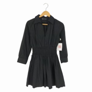 ZARA(ザラ) POPLIN MINI DRESS ポプリンミニワンピース レディース import：XS 【中古】【ブランド古着バズストア】