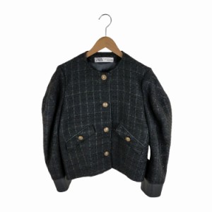 ZARA(ザラ) ツイードジャケット レディース JPN：S 【中古】【ブランド古着バズストア】