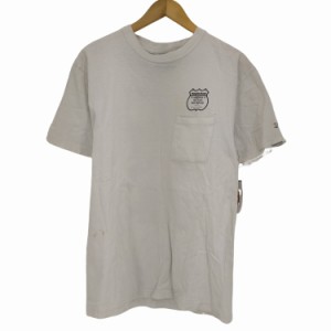 NEIGHBORHOOD(ネイバーフッド) MOTORCYCLE WORKSHOP バイクプリント Tシャツ メンズ JPN：L 【中古】【ブランド古着バズストア】