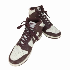 NIKE(ナイキ) Dunk High Burgundy Crush ダンク ハイ バーガンディ クラッシュ メンズ JPN：26 【中古】【ブランド古着バズストア】