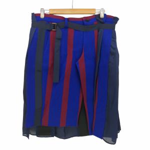 sacai luckサカイラック 15AWメルトンウールスカート1 美品☆