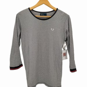 FRED PERRY(フレッドペリー) ボーダー L/S カットソー レディース JPN：S 【中古】【ブランド古着バズストア】