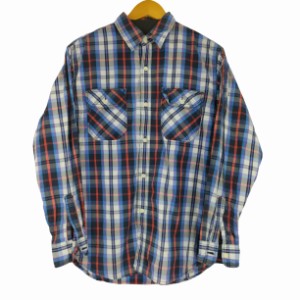 Levis(リーバイス) RED TAB レギュラーカラーチェック L/S シャツ メンズ import：M 【中古】【ブランド古着バズストア】