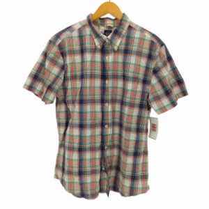 Gap(ギャップ) 00S マドラスチェック ボタンダウン S/S シャツ メンズ import：L 【中古】【ブランド古着バズストア】