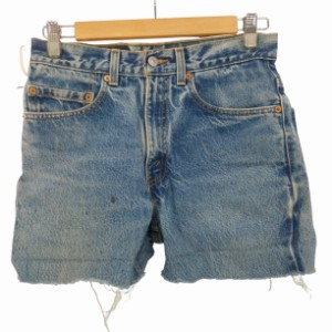 Levis(リーバイス) USA製 01年 11月製造 517  カットオフ ショートデニムパンツ レディース  W31 L30【中古】【ブランド古着バズストア】