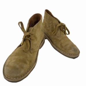 CLARKS ORIGINALS(クラークスオリジナル) Desert Boot スエード デザートブーツ レディース JPN：24.5 【中古】【ブランド古着バズストア