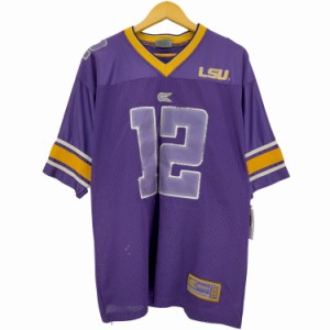 USED古着(ユーズドフルギ) {{COLOSSEUM ATHLETICS}} 90s LSU TIGERS #12  袖ワッペン バスケットボールユニフォーム ゲームシャツ メンズ