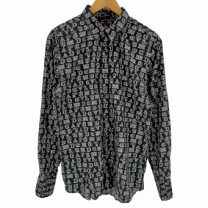 VOLCOM(ヴォルコム) SLIM FIT ローマ字柄 シャツ メンズ JPN：M 【中古】【ブランド古着バズストア】