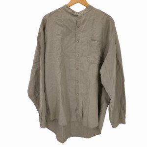 Gap(ギャップ) OLD リネンバンドカラーシャツ デカ紺タグ メンズ JPN：L 【中古】【ブランド古着バズストア】