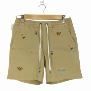 POLO RALPH LAUREN(ポロラルフローレン) CLASSIC FIT アロハ柄刺繍 チノショーツ ショートパンツ メンズ  XS【中古】【ブランド古着バズ