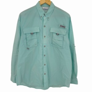 Columbia(コロンビア) Bahama II L/S Shirt バハマ II ロングスリーブシャツ  PFG フィッシングシャツ メンズ import：M 【中古】【ブラ