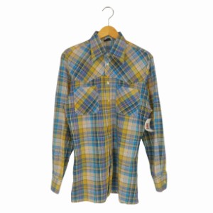 USED古着(ユーズドフルギ) {{Mens Fashion}} デカ襟 チェックシャツ メンズ 表記無 【中古】【ブランド古着バズストア】