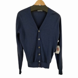 JOHN SMEDLEY(ジョンスメドレー) MADE IN ENGLAND メリノウールカーディガン メンズ import：S 【中古】【ブランド古着バズストア】