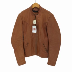 brooks leather sportswear(ブルックスレザー スポーツウェア) 70S 袖棒TALONジップ シングルライダース レザー ジャケット メンズ US：3