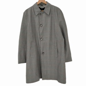 USED古着(ユーズドフルギ) {{best coat company}} VINTAGE 裏地総柄 切替 ステンカラーコート メンズ import：M 【中古】【ブランド古着