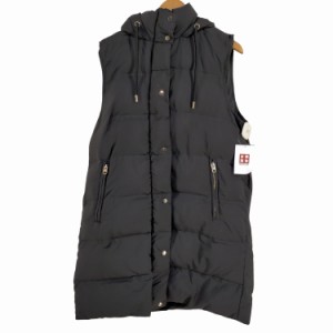 ZARA(ザラ) 中綿ロングベスト レディース import：L 【中古】【ブランド古着バズストア】