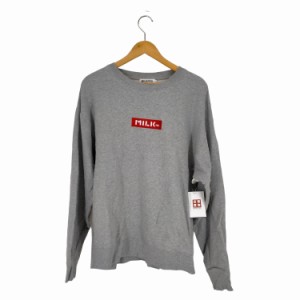 MILKFED.(ミルクフェド) BAR SWEAT TOP レディース  L【中古】【ブランド古着バズストア】