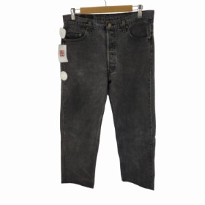 Levis(リーバイス) 90S 501 ボタン裏522 後染めブラックデニムパンツ サルファブラック メンズ  W36 L30【中古】【ブランド古着バズスト