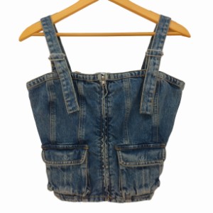 ZARA(ザラ) denim top レディース JPN：S 【中古】【ブランド古着バズストア】