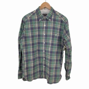 Eddie Bauer(エディーバウアー) 片ポケ ボタンダウンコットンチェックシャツ メンズ JPN：S 【中古】【ブランド古着バズストア】