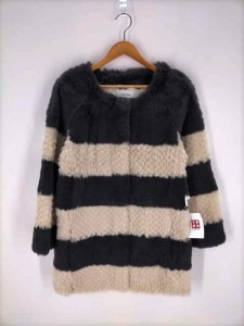 フレイアイディー　ノーカラーコート ロングコート ジャケット/アウター レディース 半価特売