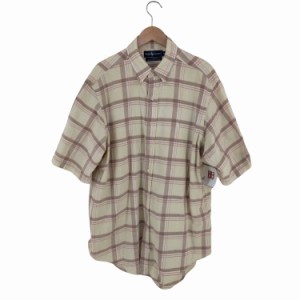 RALPH LAUREN(ラルフローレン) ポニー刺繍 チェック S/S BDシャツ メンズ import：XL 【中古】【ブランド古着バズストア】