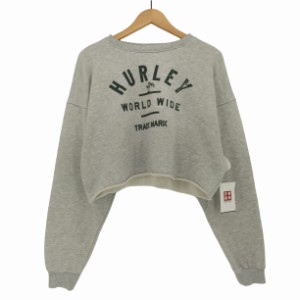 Hurley(ハーレー) カットオフ クロップド トレーナー レディース JPN：S 【中古】【ブランド古着バズストア】