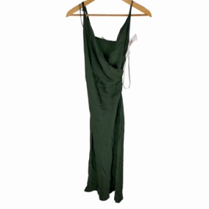 ZARA(ザラ) 21SS  draped lingerie style dress green レディース JPN：XS 【中古】【ブランド古着バズストア】