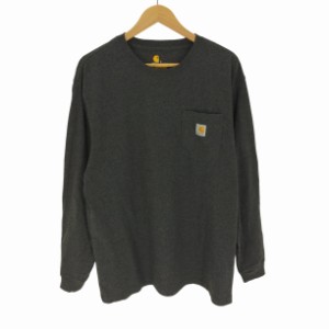 Carhartt(カーハート) ORIGINAL FIT L/S TEE オリジナル フィット Tシャツ メンズ import：L 【中古】【ブランド古着バズストア】