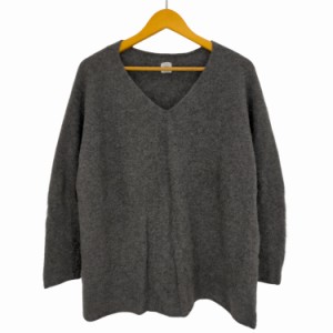 IENA LA BOUCLE(イエナラブークル) 20AW HONEY サイドスリット カシミヤVネックプルオーバー レディース 表記無 【中古】【ブランド古着