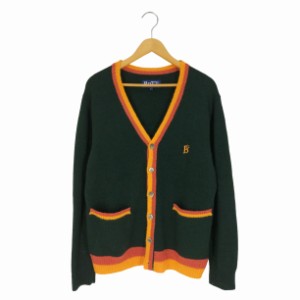 BOTT(ボット) Lined Mohair Cardigan ラインド モヘア カーディガン メンズ JPN：L 【中古】【ブランド古着バズストア】