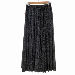 rosary moon(ロザリームーン) Chiffon Dot Teared Skirt シフォンドットティアードスカート レディース FREE 【中古】【ブランド古着バズ