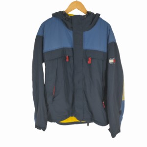 TOMMY HILFIGER(トミーヒルフィガー) 90S 裏起毛 リップストップ ウィンタージャケット メンズ import：L 【中古】【ブランド古着バズス