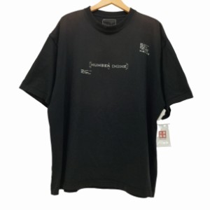 NUMBER (N)INE(ナンバーナイン) デジタルロゴクルーネックTシャツ メンズ  4【中古】【ブランド古着バズストア】