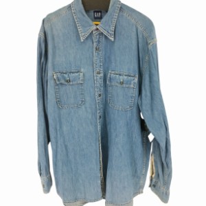 Gap(ギャップ) 90-00S L/S デニムシャツ メンズ import：XL 【中古】【ブランド古着バズストア】