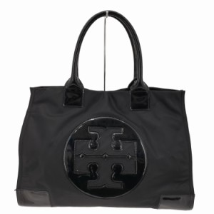 TORY BURCH(トリーバーチ) エナメルロゴナイロントートバッグ レディース  表記無【中古】【ブランド古着バズストア】