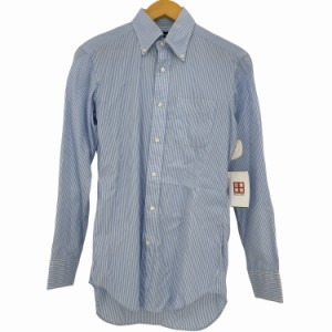 Makers Shirt 鎌倉(メーカーズシャツカマクラ) スリムフィット ストライプ ボタンダウンシャツ メンズ  15-32.5 38-82【中古】【ブランド