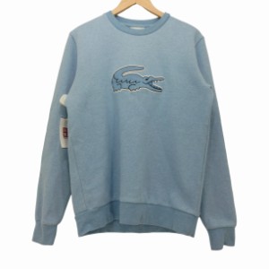 LACOSTE(ラコステ) ワニロゴステッチダブルフェイススクルーネックスウェット メンズ import：XS 【中古】【ブランド古着バズストア】