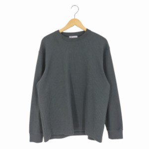 ZARA(ザラ) BRUSHED RIB T-SHIRT ロングスリーブリブTシャツ メンズ import：M 【中古】【ブランド古着バズストア】