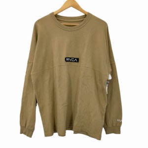 RVCA(ルーカ) センターロゴ 長袖Tシャツ メンズ import：M 【中古】【ブランド古着バズストア】