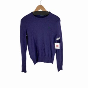 POLO RALPH LAUREN(ポロラルフローレン) ポニー刺しゅうメリノウールニット メンズ  XS【中古】【ブランド古着バズストア】