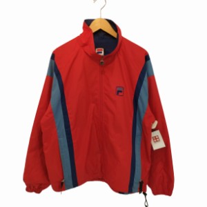 FILA(フィラ) 裏地メッシュ フルジップナイロンジャケット メンズ JPN：S 【中古】【ブランド古着バズストア】