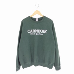 GILDAN(ギルダン) CARNEGIE プリント クルーネックスウェット メンズ  2XL【中古】【ブランド古着バズストア】