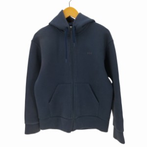 HELLY HANSEN(ヘリーハンセン) ワンポイントロゴ ジップアップ スウェット フーディー メンズ JPN：M 【中古】【ブランド古着バズストア