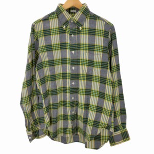 individualized shirts(インディヴィジュアライズドシャツ) L/S チェック柄BDネルシャツ メンズ  15 1/2【中古】【ブランド古着バズスト