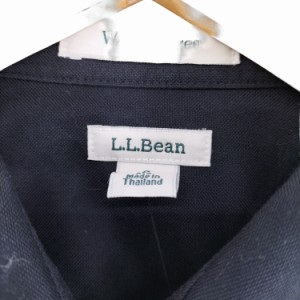 L.L.Bean(エルエルビーン) 企業ロゴ刺繍 L/S シャツ レディース import：S 【中古】【ブランド古着バズストア】